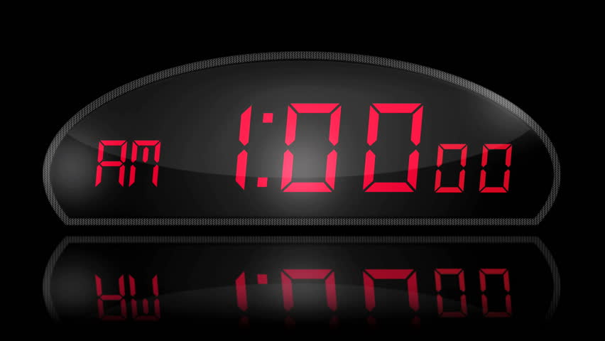 24 hour digital desktop clock