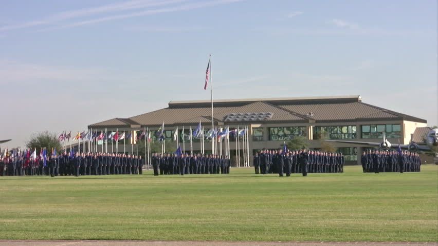 Video Of Lackland AFB Parade Ground For Basic Training. Headquarter ...