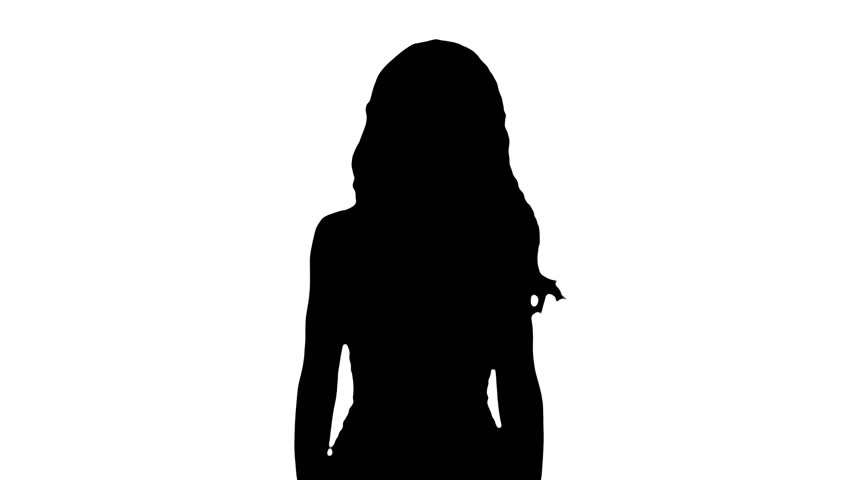 Striptease Girl Silhouette - 1080p Silhouette Of A Girl Doing A Slow ...